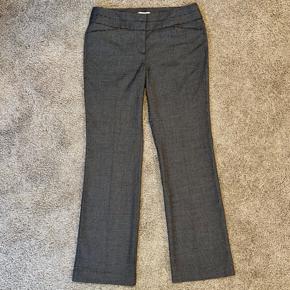EUC. LOFT Original Fit Trouser Pant. Has Pockets. Houndstooth Pattern. Sz 2P.